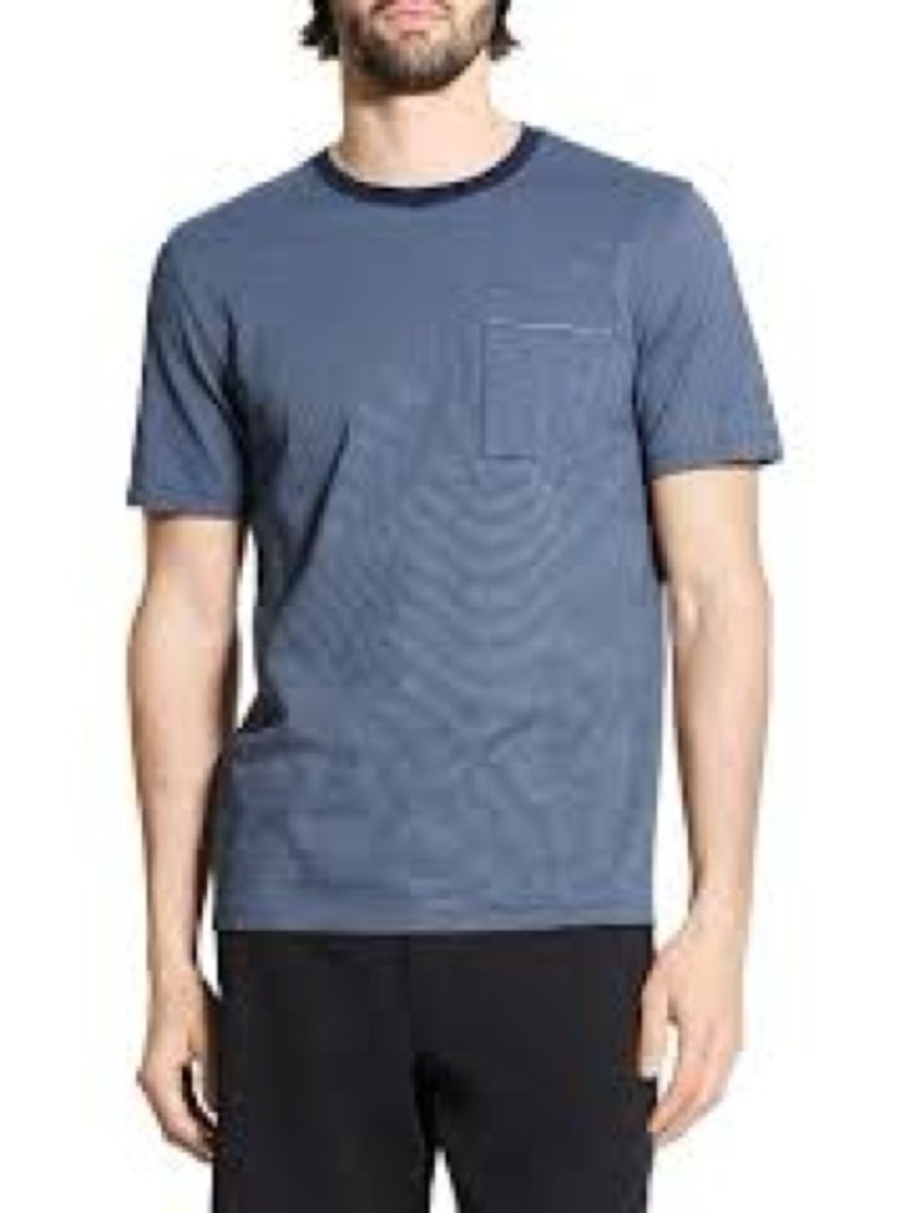 NWT theory Men's Blue Crew Neck Pocket T-Shirt 1215